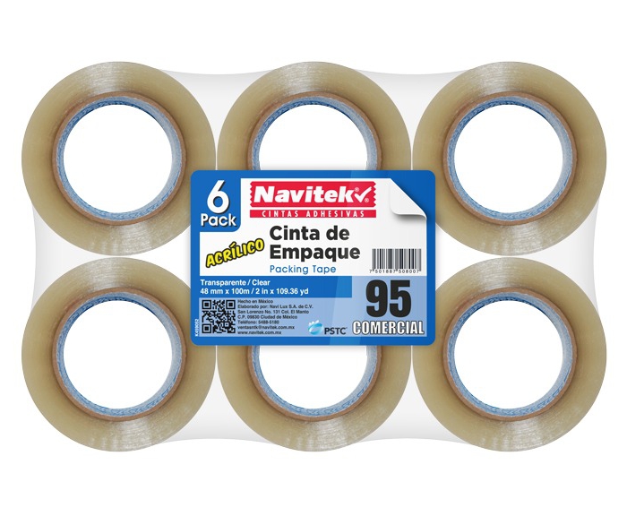 Compre Su Cinta Navitek 95 Transparente De 48 Mm X 100 M CAdhesivo