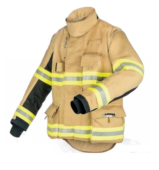 Chaqueton de Bombero Lakeland Lazermax Oro CReflejantes LimaPlataLima TM  image number null