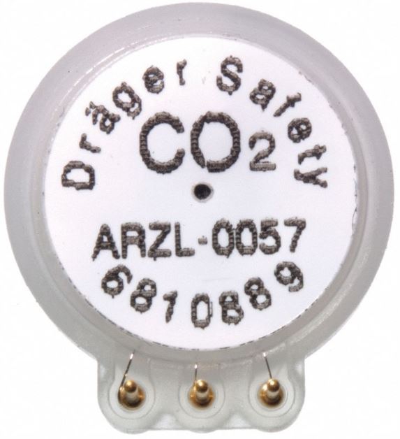 SENSOR DE REPUESTO DRAGER CO2 0 TO 5.0 % VOL 0.1% VOL 1 YR  image number null