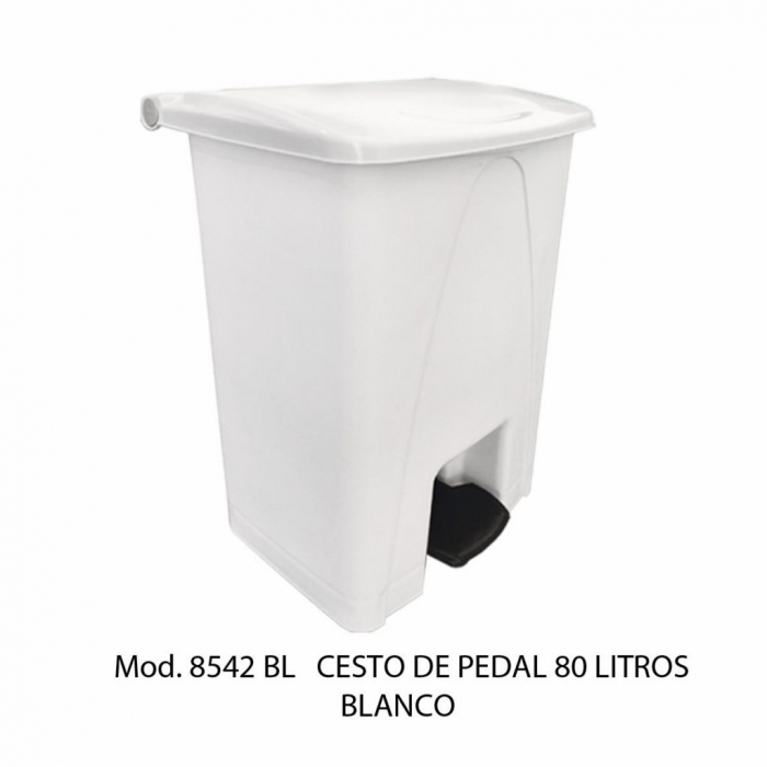 Compre Su Cesto Sablon Bl De Pedal L Blanco Por Mxn Vallen