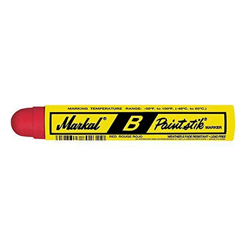 Marcador Markal B Paintstik 080222 Pintura Solida Rojo Punta Tipo Crayola  image number null