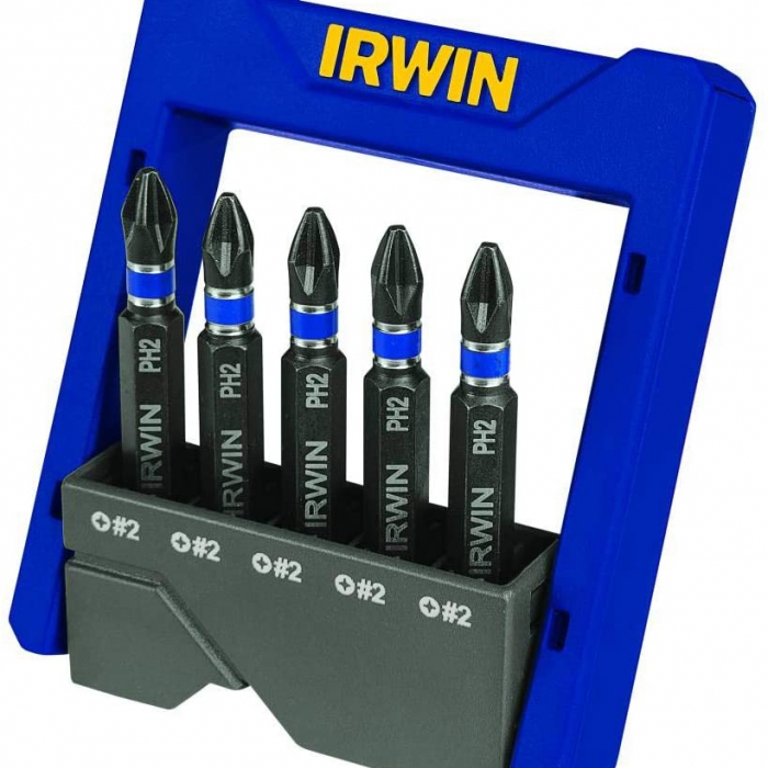 JUEGO DE PUNTAS PARA DESTORNILLADOR IRWIN 1865325 5PC PH2 IMPACT LA  image number null