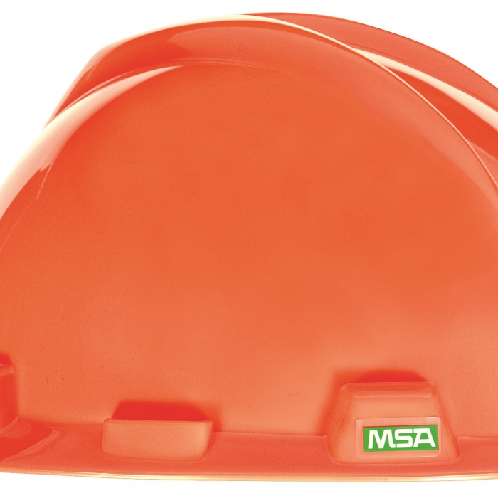 CASCO TIPO CACHUCHA MSA VGARD NARANJA HIVIS SUSPENSION FASTRAC  image number null