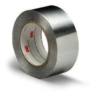 Cinta de papel de aluminio plateado de alta calidad (2 pulgadas x 65 pies,  3.9 mil), cintas metálicas adhesivas aislantes para conductos, cinta