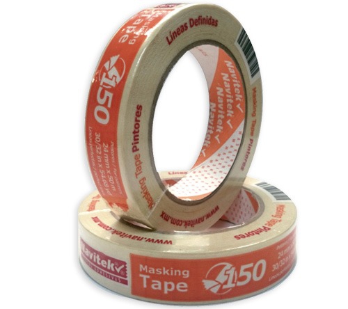 Masking Tape Uso Pintores Navitek 150 81502405000 24mmx50m  image number null