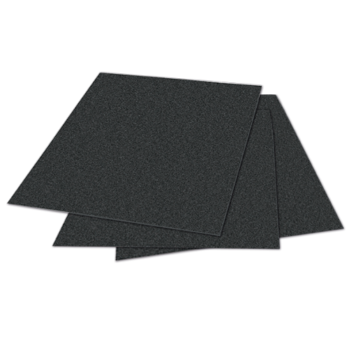 HOJA DE LIJA AUSTROMEX 1801 DE AGUA COLOR NEGRO GRANO 60 CON RESPALDO DE PAPEL IMPERMEABLE TIPO HOJAS LIJA DIMENSION 230 X 279 ESPECIFICACION MAGMA  60 #  image number null